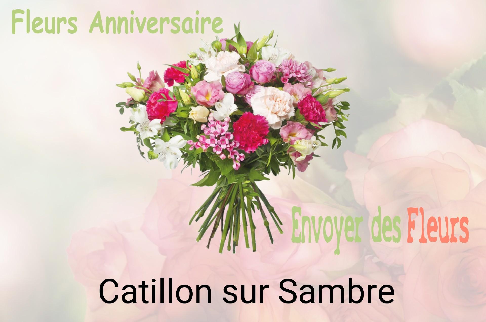 Bouquet de fleurs d’anniversaire livré à Catillon-sur-Sambre